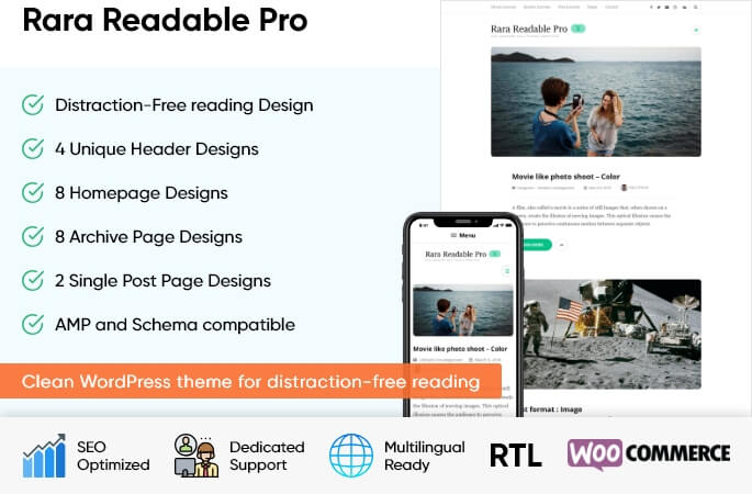 sales banner of Rara Readable Pro