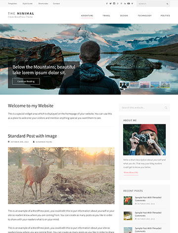 The Minimal Pro WordPress Theme