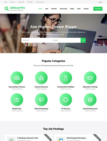 JobScout Pro WordPress Theme