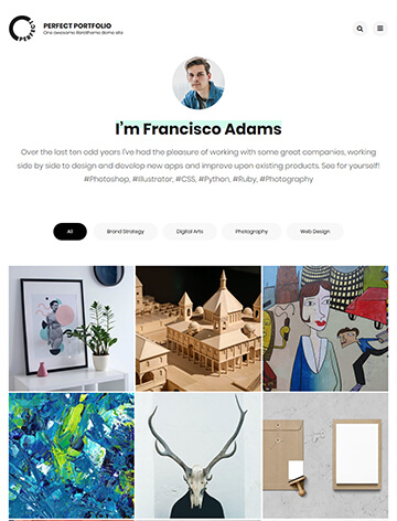Perfect Portfolio Pro WordPress Theme