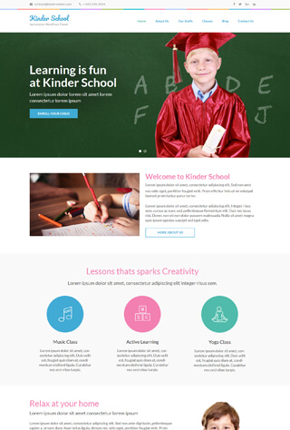 Preschool and Kindergarten WordPress Theme