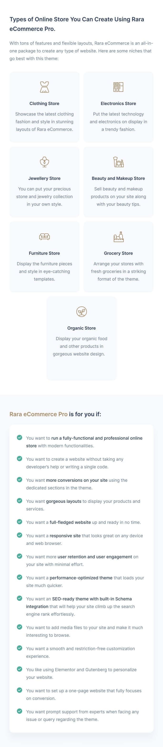 Rara eCommerce Pro 4