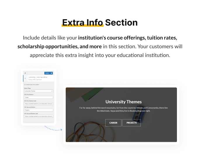 Education Zone Layouts option