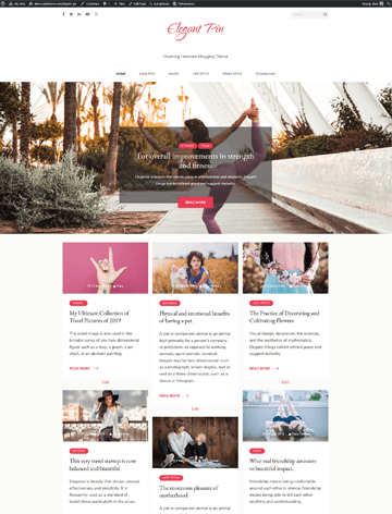 Elegant Pin WordPress Theme