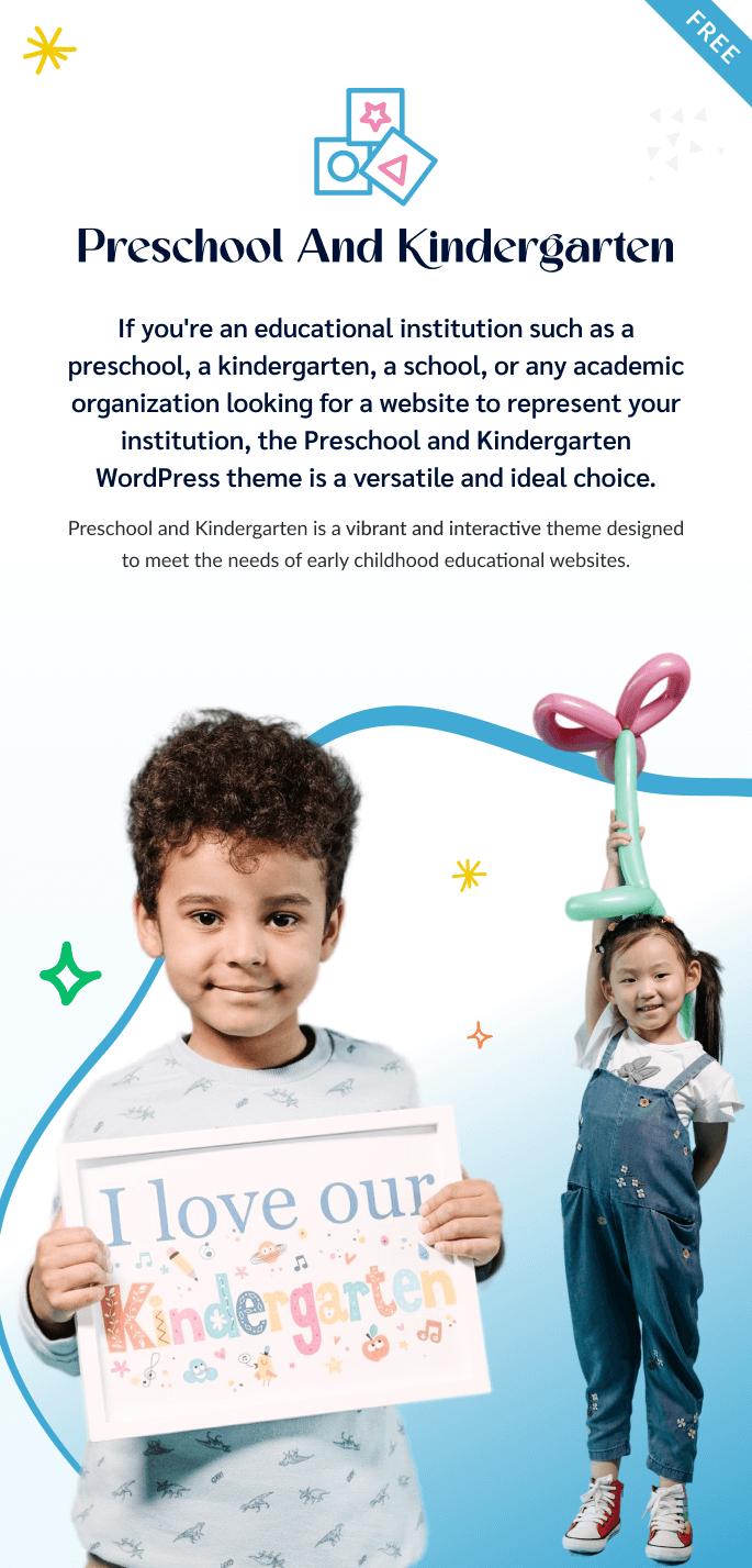 Preschool and Kindergarten WordPress Theme