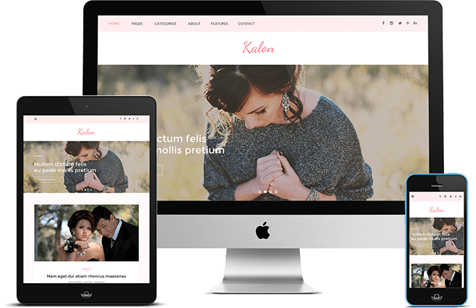 Responsive of Kalon WordPress Theme by Rara Theme